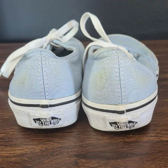 Vans Women's Sky Blue Canvas Sneakers - Picture 3 of 6